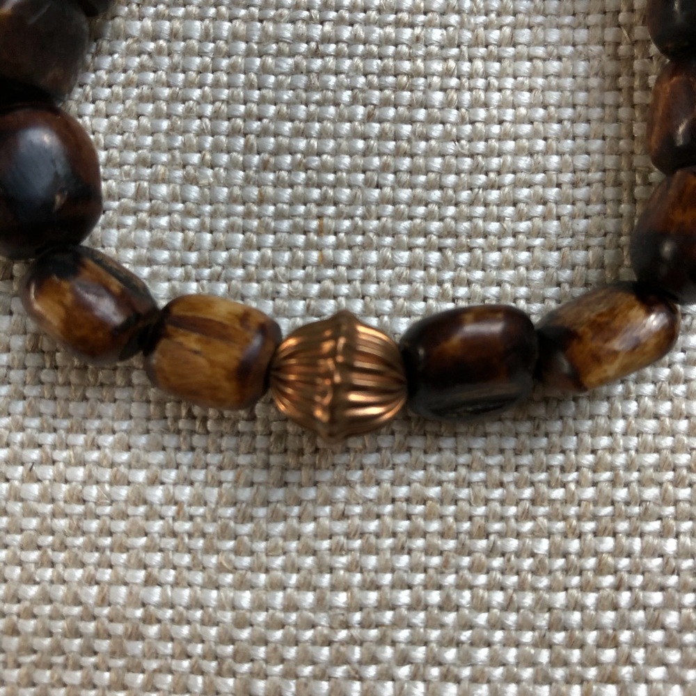 Sisco Bracelet Brown Stackable Tiger Eye Beads - image 2